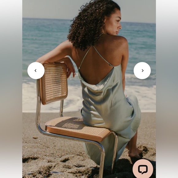 Whimsy and Row Fiona Dress in the color Sage, size small - Picture 12 of 12